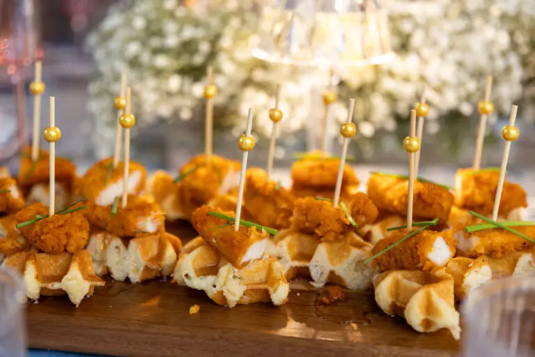 food from a napa elopement