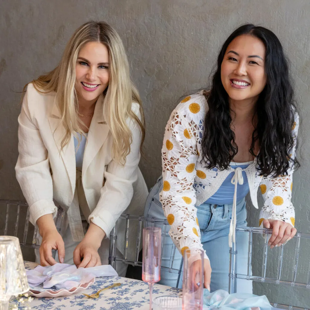 party planners setting up