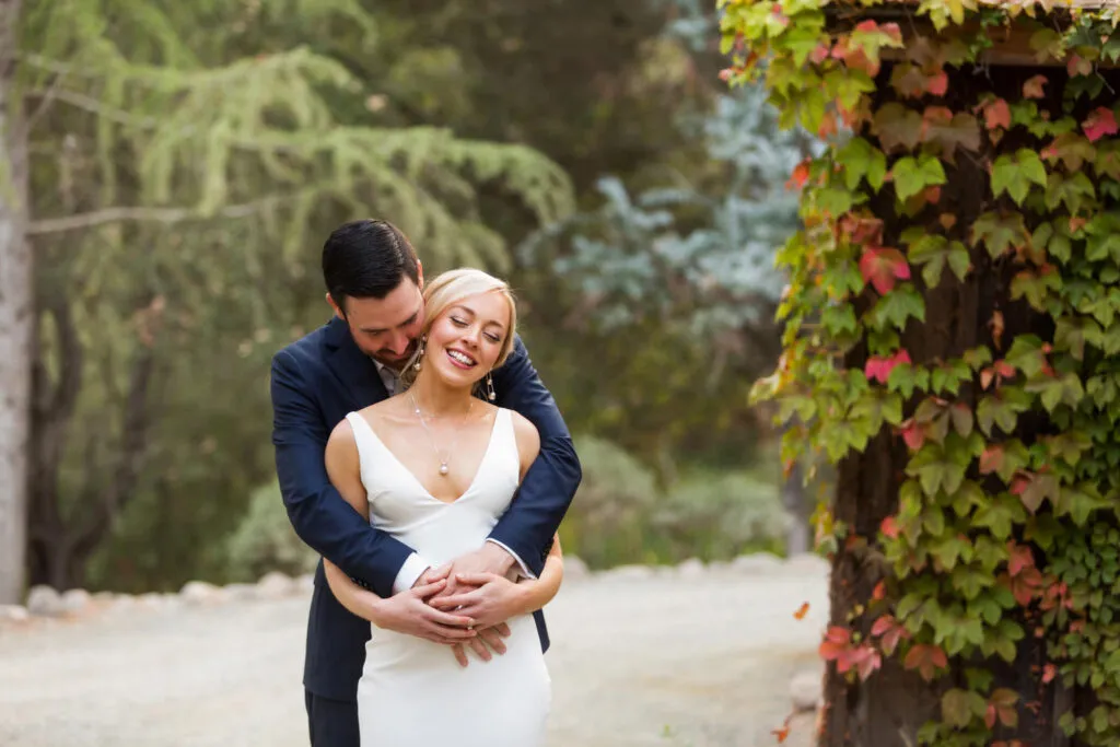 couple eloping in napa