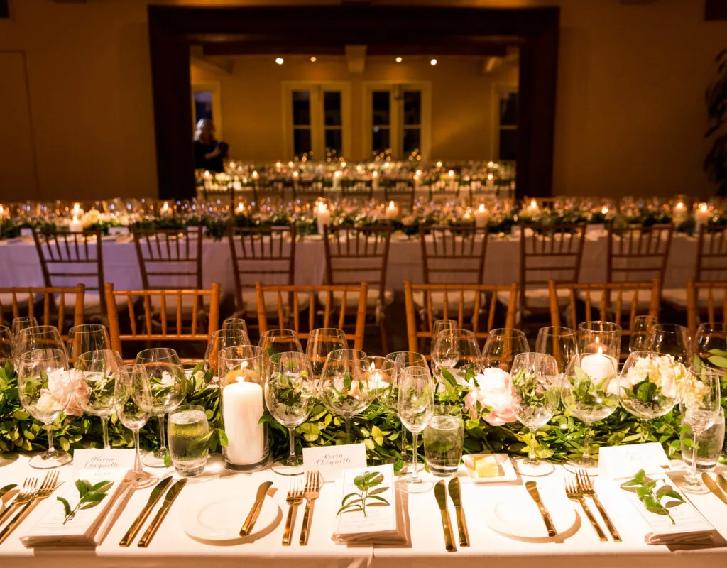 reception at auberge du soleil